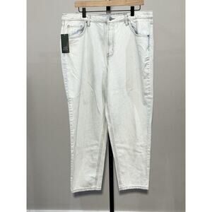 Women’s Wild Fable High Rise Tapered Jeans Ultra Light Wash 16 NWT